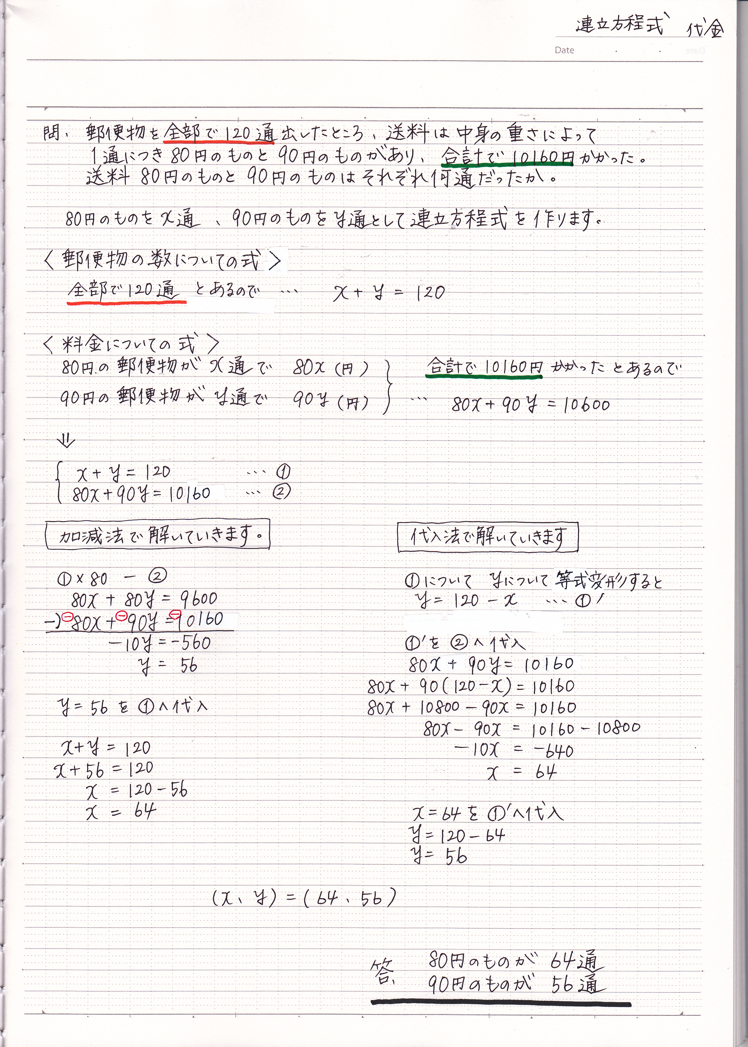スプリット 締め切り 牛肉 中 1 数学 方程式 ノート Ciao5 Jp
