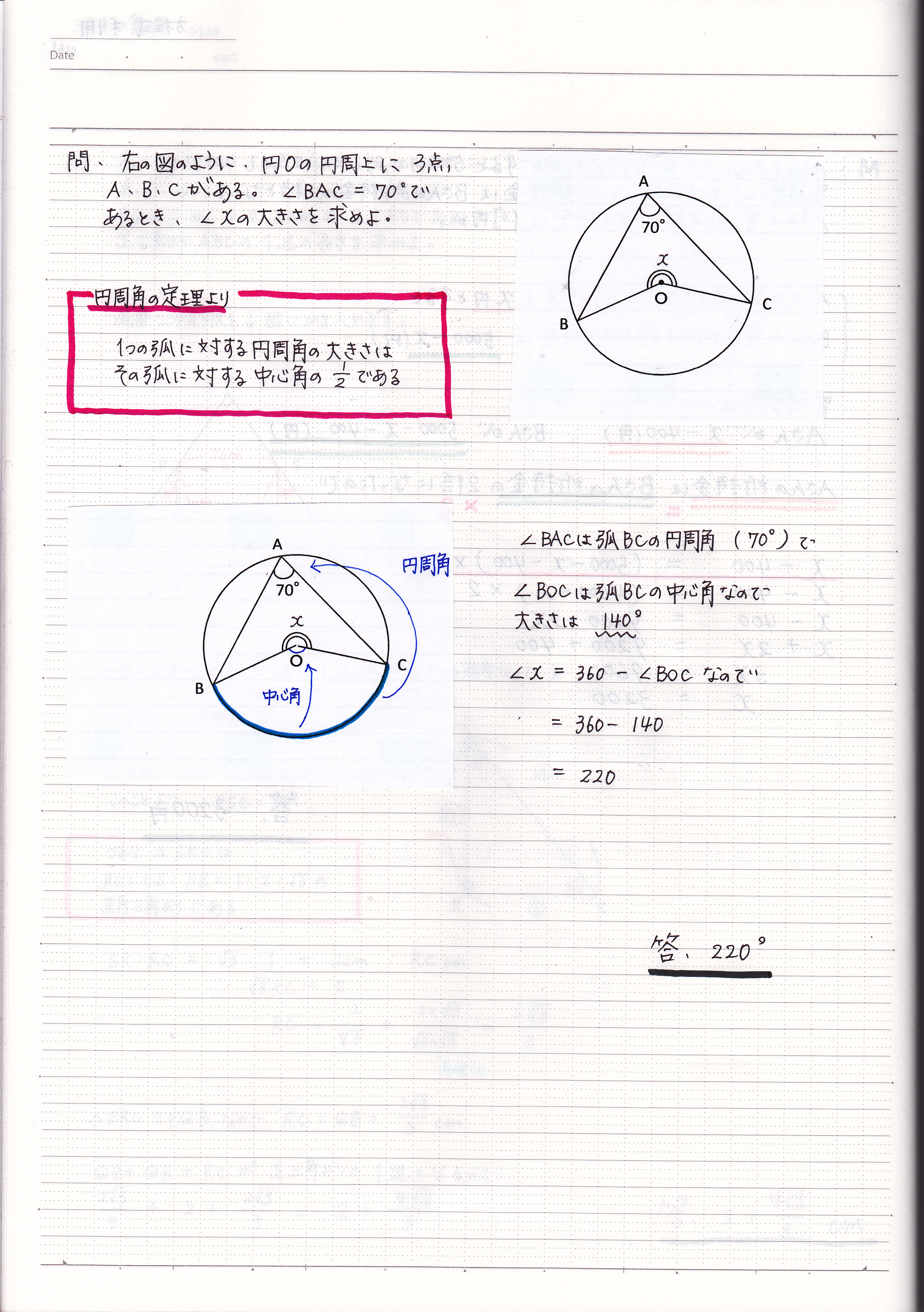 円周角の定理 角度 現役塾講師のわかりやすい中学数学の解き方